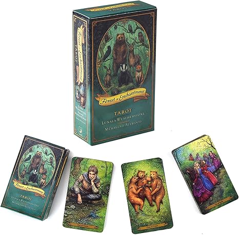 Amazon Co Jp タロットデッキ 初心者のためのエンチャント タロットデッキのカードの森 78個タロットカード仕事あなたの光オラクルカードデッキpalyingカードゲームオラクルカード 英語版 洋書