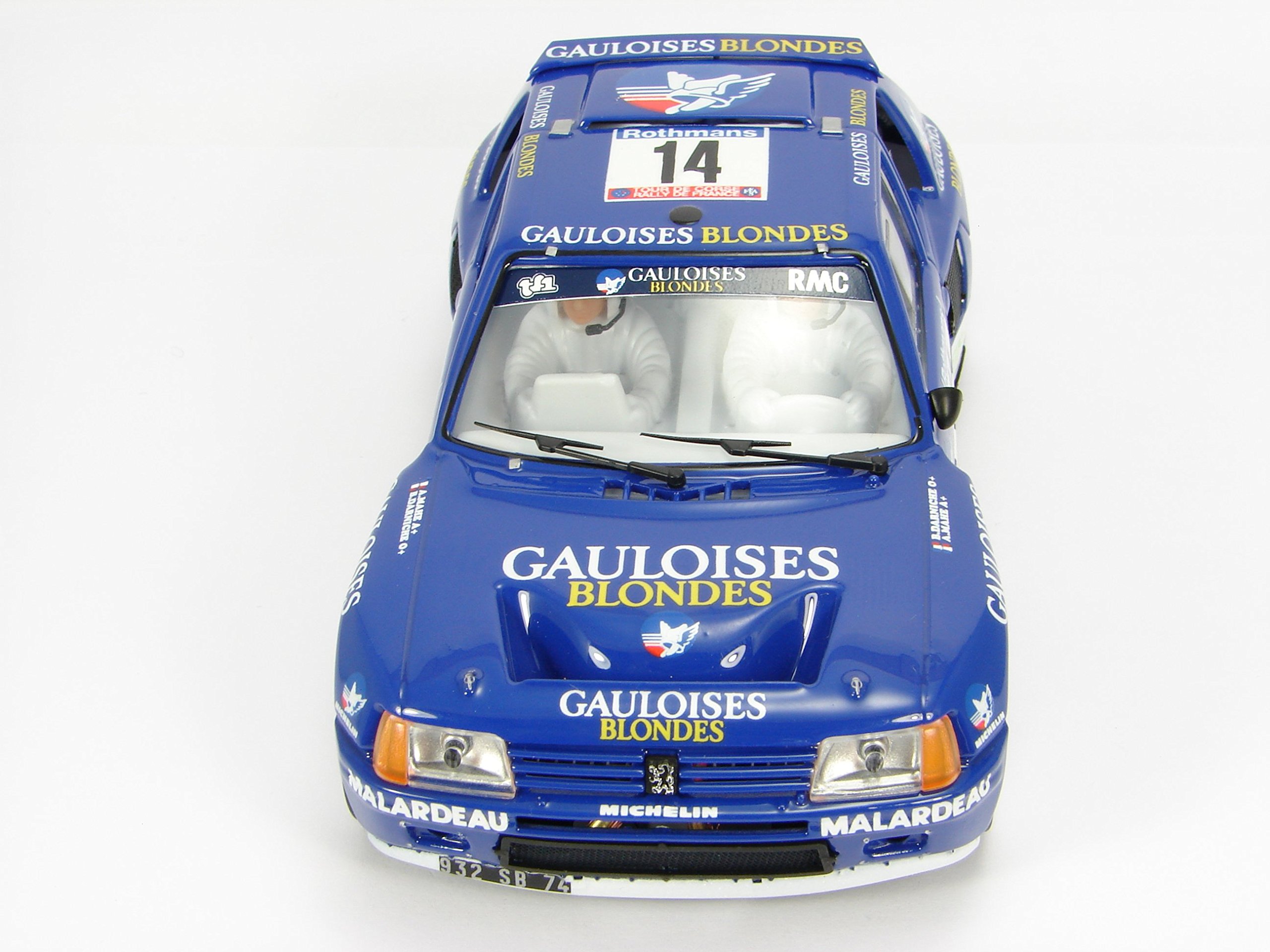 DV5132 GTS LE MANS PEUGEOT 205 GTI 1.6 rouge Ref GTS 10.1 1/34