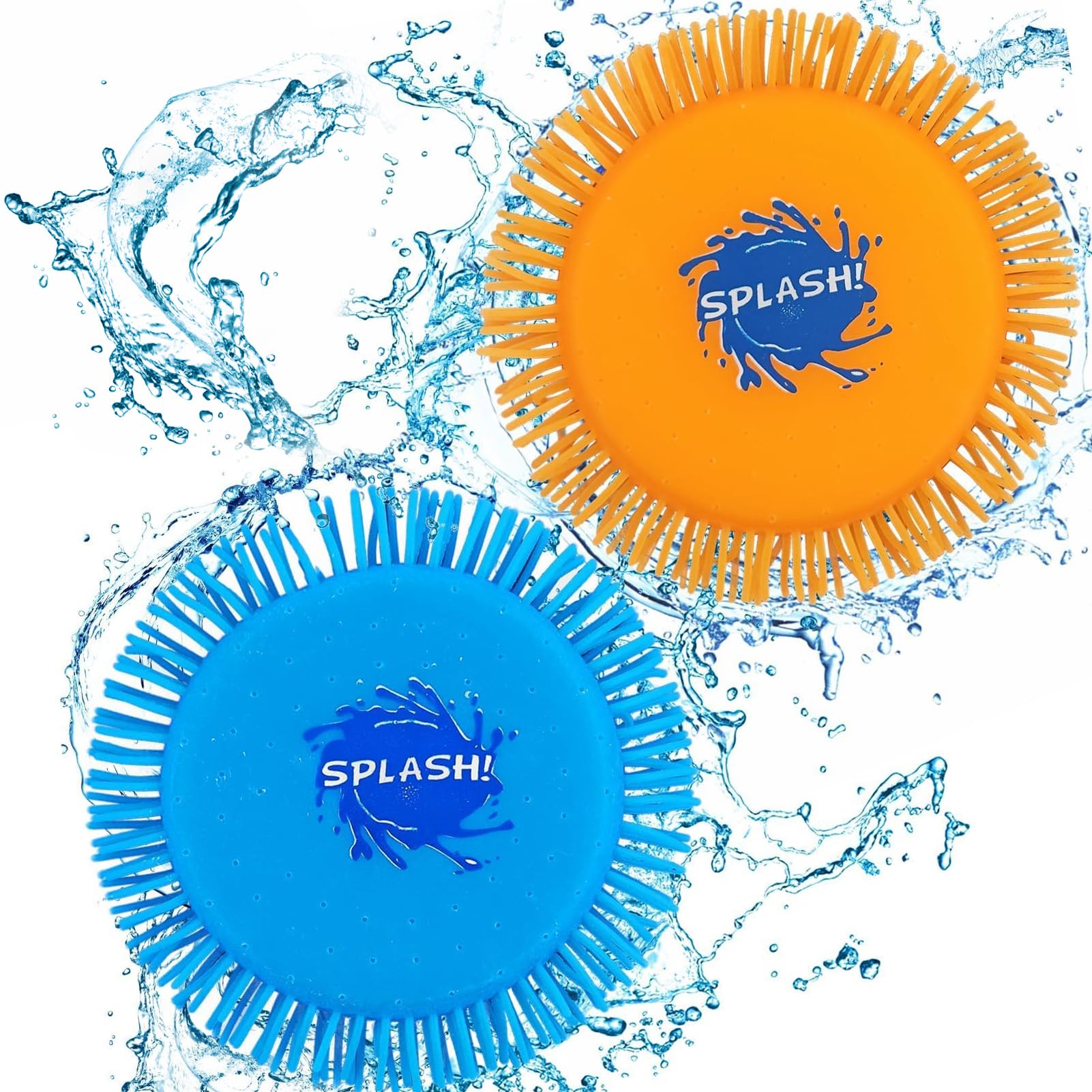 Frisbee ad Acqua Giocattolo Disco da Lancio in Schiuma e Silicone Gioco Acquatico Pesce Diavolo