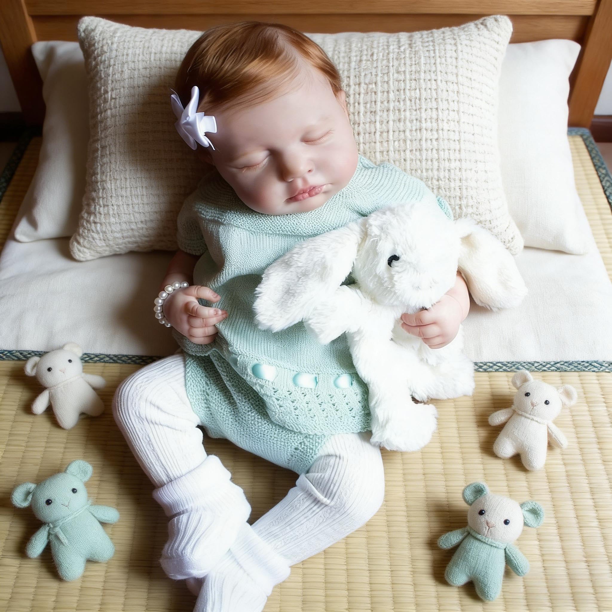 Realistyczne lalki Reborn Baby Dolls silikonowe na całe ciało, 50 cm, anatomicznie poprawna, dla dziewczynki, miękki winyl, realistyczna lalka noworodka, prawdziwe życie Reborn lalki z włosami
