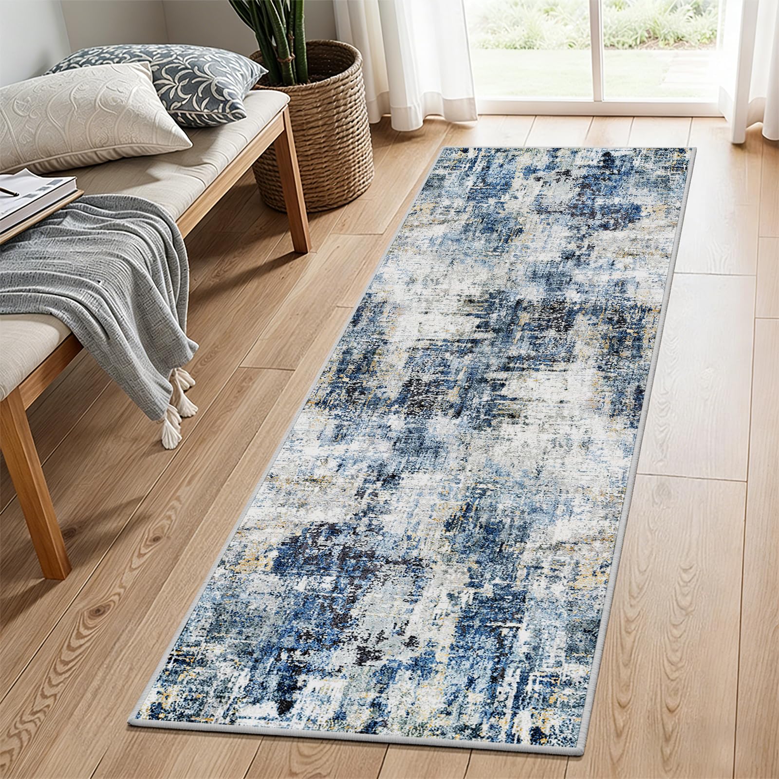 WIEVEDENS Midnight Sky Runner Rug