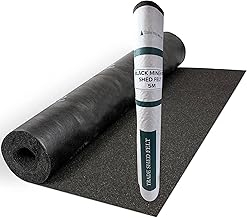 Standard Grade Shed Roof Felt Black Mineral 16.4 x 3.2ft (5m x 1m) - Durable, Long-Lasting Heavy-Duty Roofing Felt, Weatherproof Roof Covering for Summerhouses, Sheds, Kennels