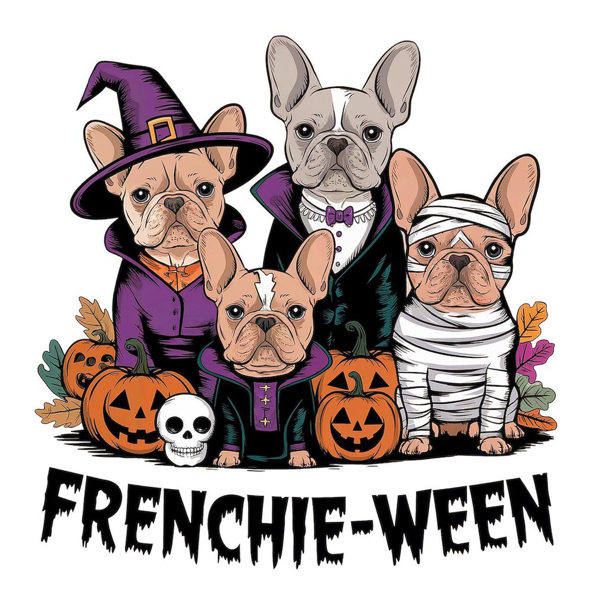 CafePress Frenchie Ween 4