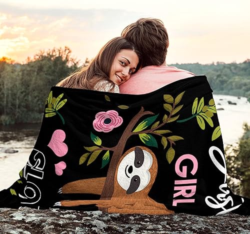 Miniatura 3 de Manta de perezoso de franela súper suave y acogedora para mujeres, niñas y adultos, regalo de 60 x 50 pulgadas