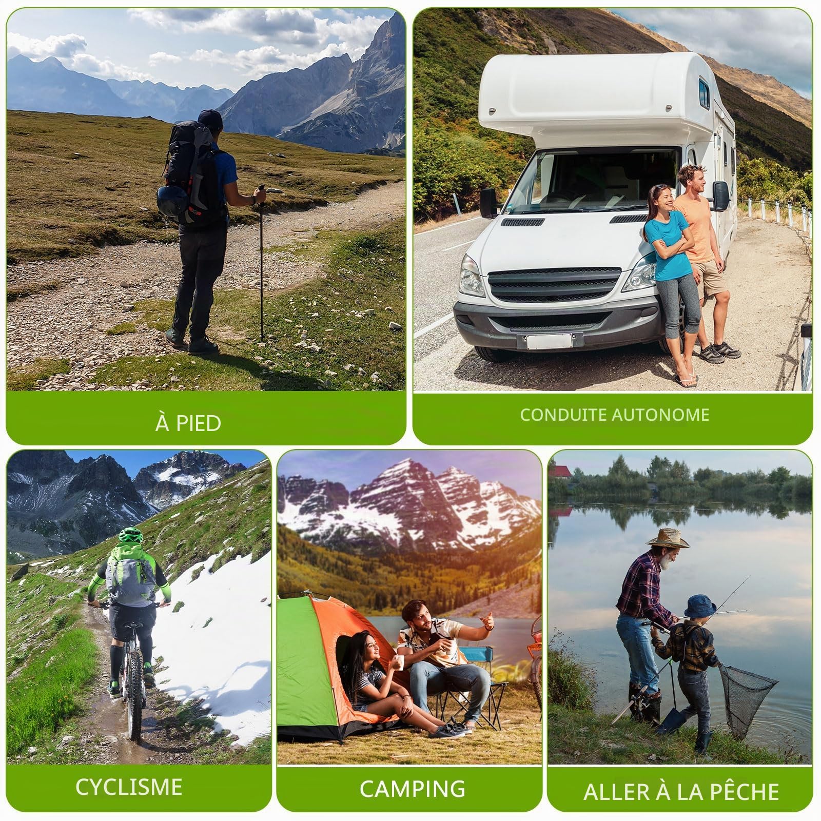 Tapis de couchage pliable 180 x 60 cm en mousse ultra léger résistant aux intempéries pour les aventures en plein air