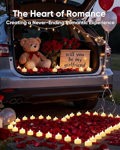 Miniatura 5 de Amagic Paquete de 24 velas LED sin llama, funciona con pilas, velas eléctricas falsas para votivo, Halloween, Navidad, decoración del hogar, boda