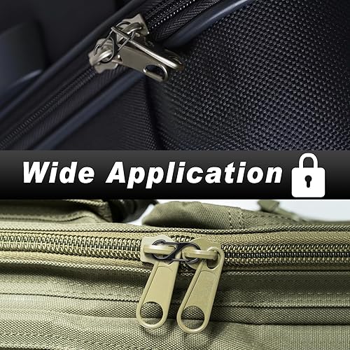 Miniatura 6 de 30pcs S Carabiner Zipper Clips Anti Theft,Quick Disconnect Zipper Pull Locks for Backpack, Dual Spring Carabiner Snap Hook for Camping Hiking