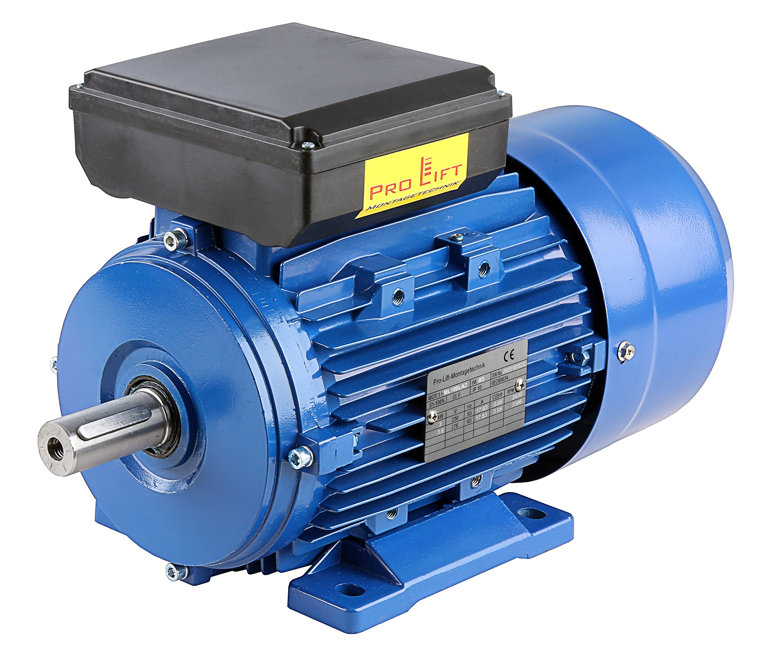 Elektromotor 3kW E-Motor 2830U/min 230V Wellendurchmesser 28 mm