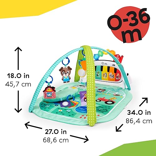 Miniatura 3 de Baby Einstein Farm Explorers 4 en 1 Kickin' Tunes Musical Meadow Music & Language Discovery Gym, a partir de 0 meses