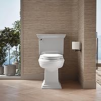 Vista 11 de KOHLER 4636-RL-0 Cachet ReadyLatch - Asiento de inodoro alargado con cierre lento, asiento de inodoro de cierre suave con tapa silenciosa, topes