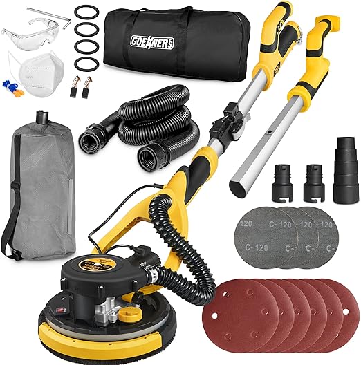Drywall Sander, Electric Drywall Sander with Vacuum, 99.5 Dust Removal