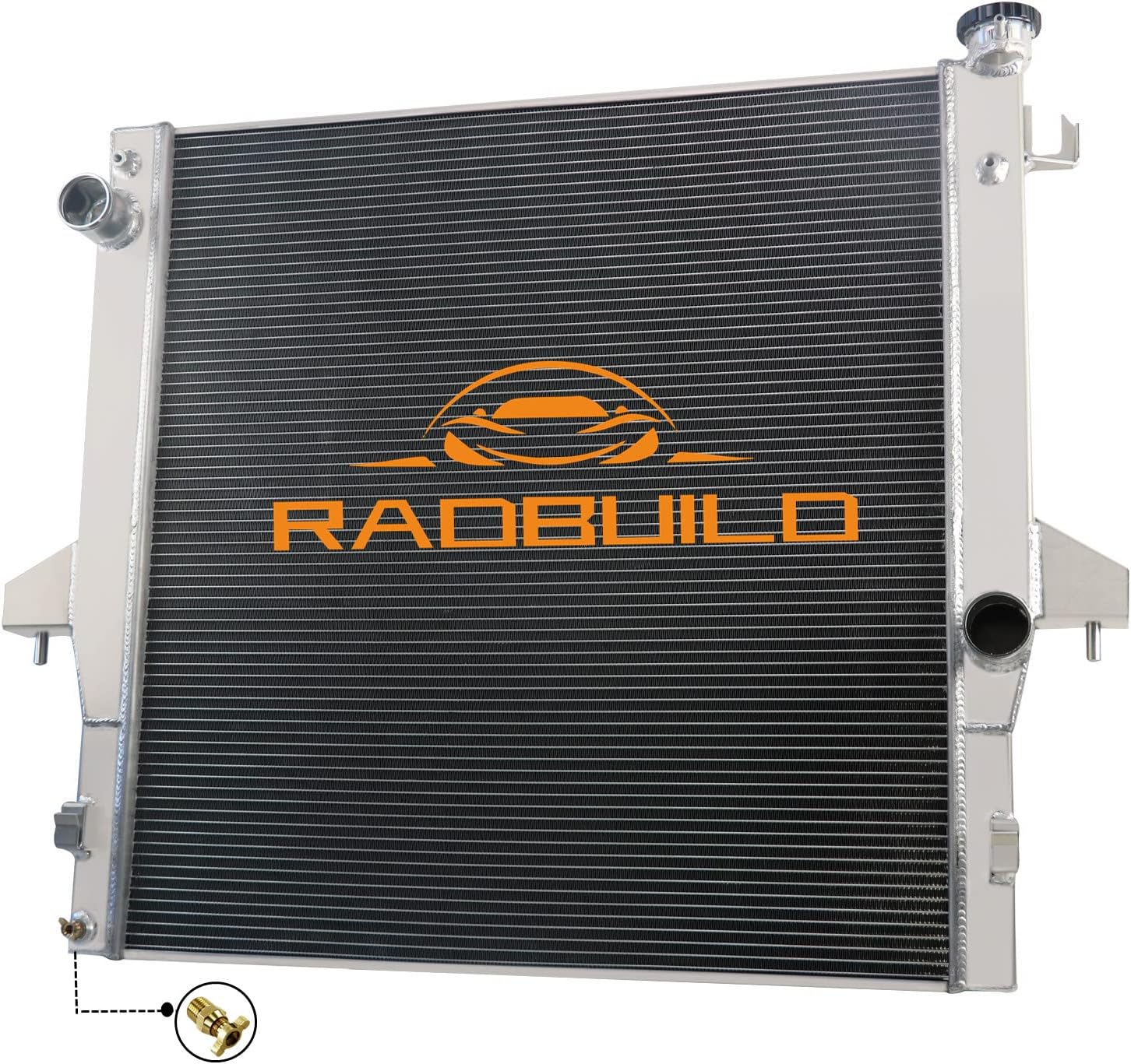 4 Row Aluminum Radiator Fit 03-10 Dodge Ram 2500/Ram 3500/Ram 4000/Ram 4500