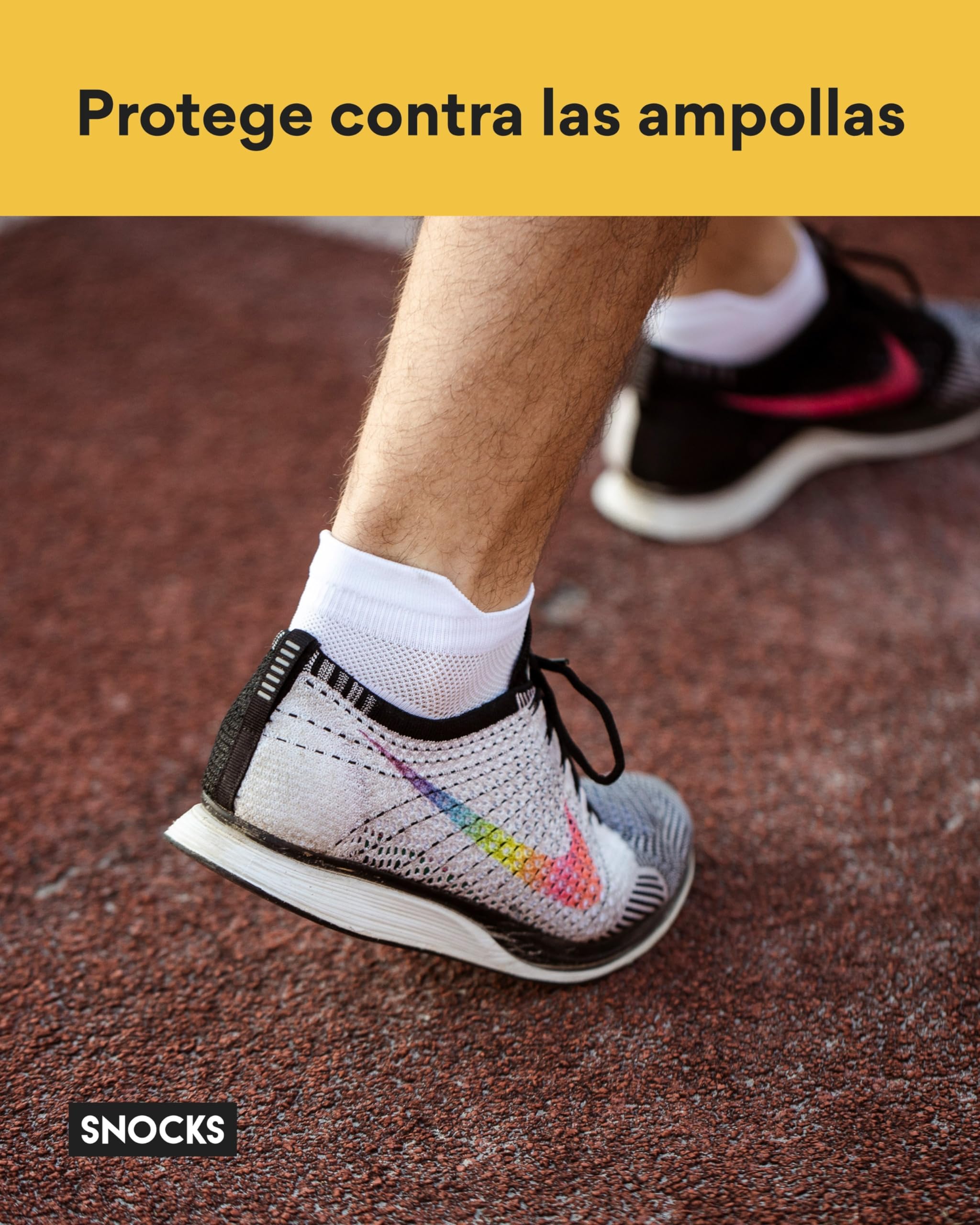 Snocks 4 Pares de Calcetines Running Cortos Hombre y Mujer de Algodón Orgánico - Calcetines Deporte Mujer Hombre Talla 35-50 Calcetines Antiampollas y Antideslizantes Padel, Crossfit, Baloncesto