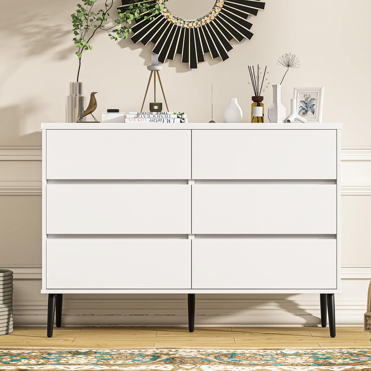 White Dresser for Bedroom, Drawer Modern Double Kenya Ubuy