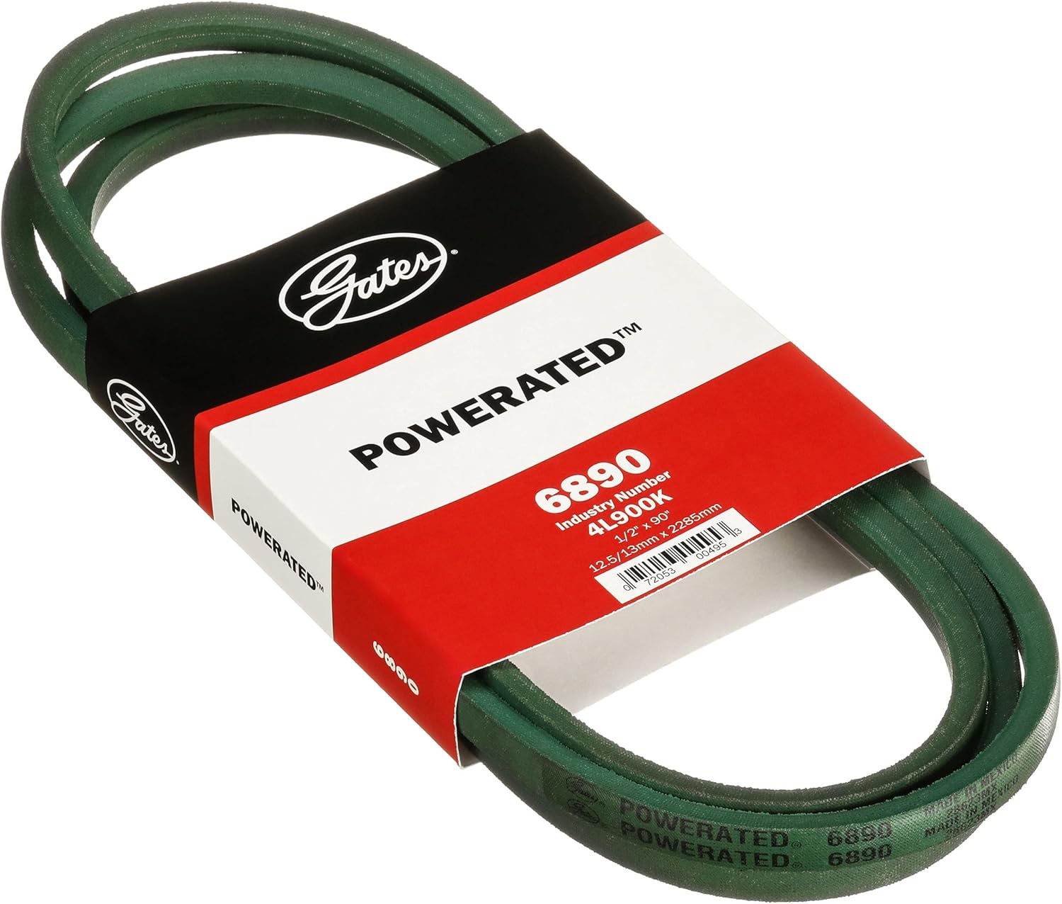Gates 6890 1/2" X 90" PoweRated V-Belt