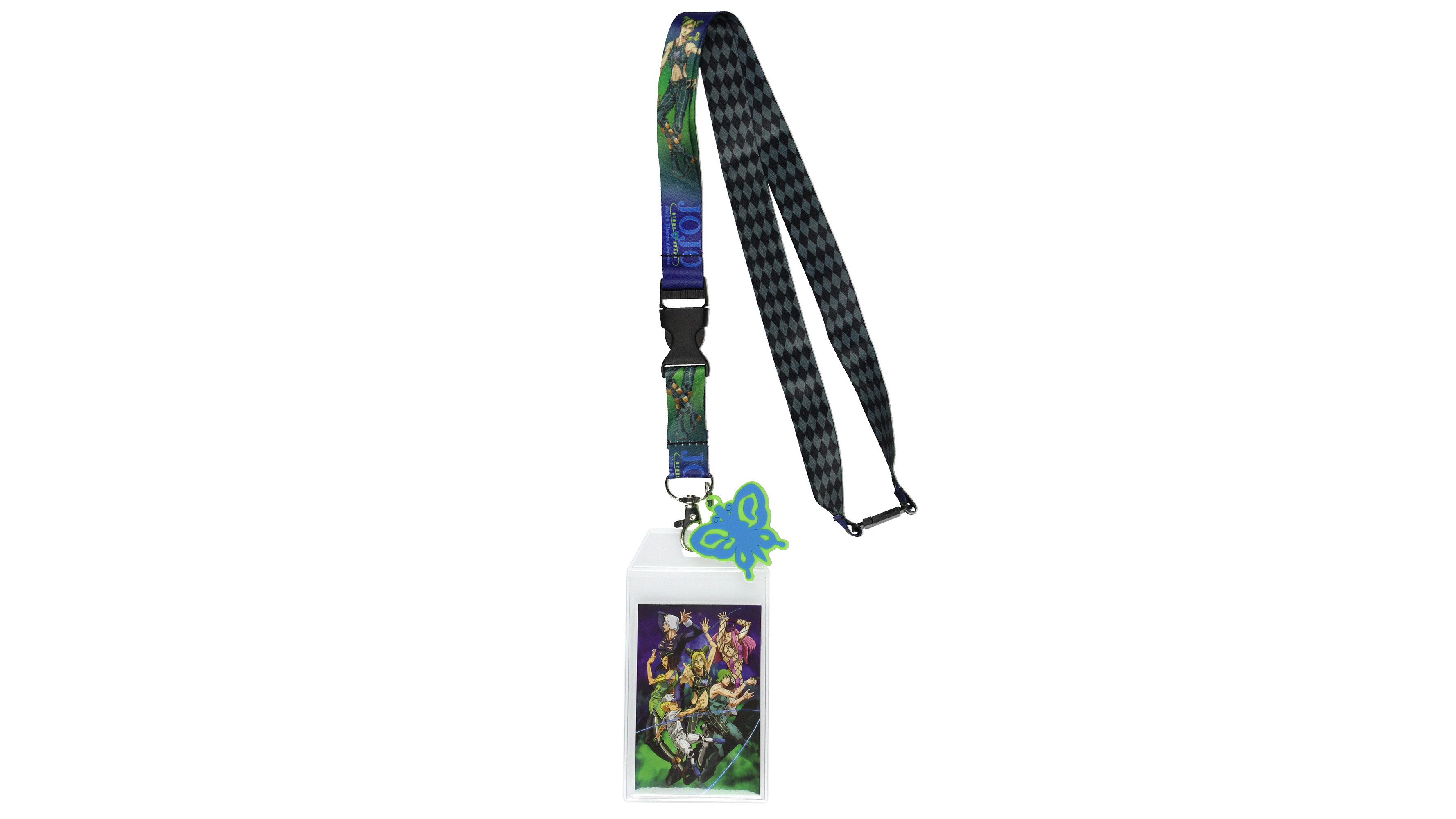 1x Set Badge Jojo Jojo POWERCORD Porta Carte Custodia Per - Foto 4