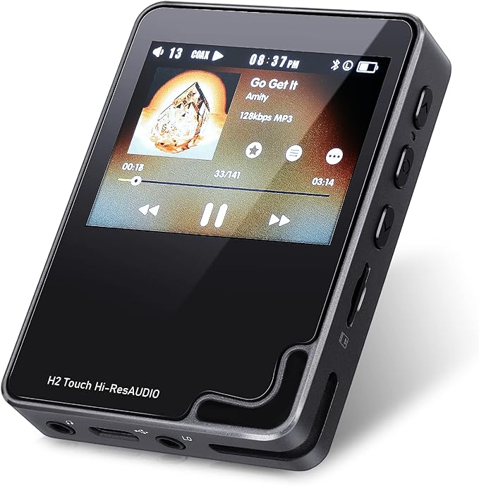 H2 Touch, HiRes Bluetooth MP3 player, Lossless DSD HIFI