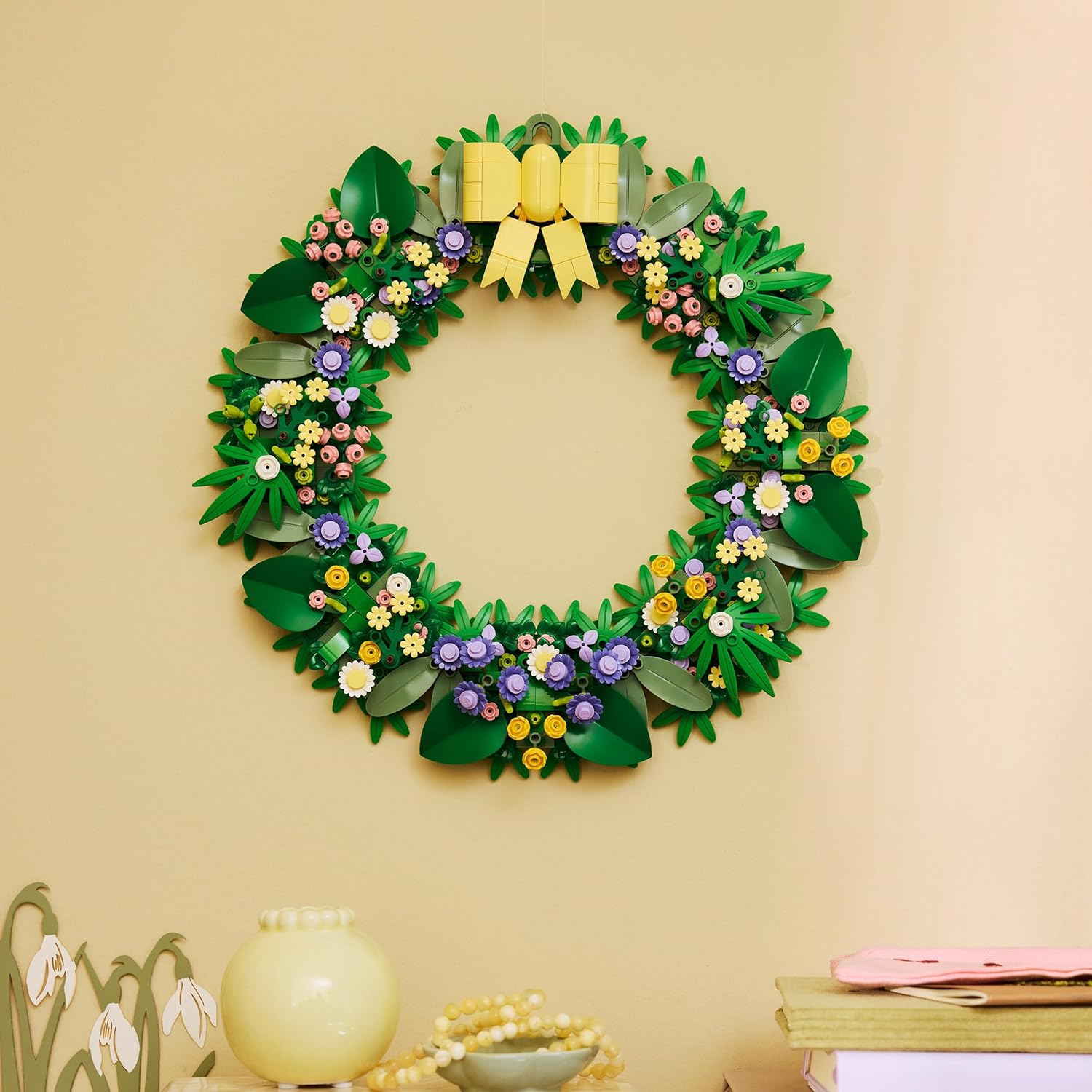 LEGO 40957 Spring Wreath, Toy Blocks, Boys, Girls, Authentic Product