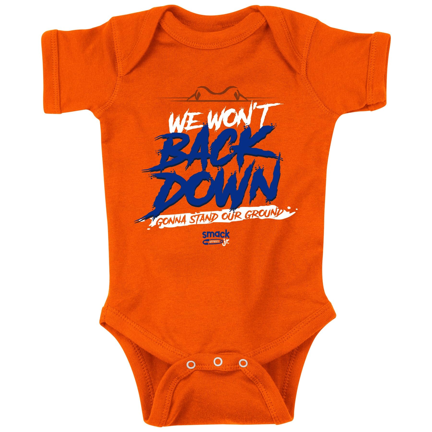 Won't Back Down Baby Apparel for Florida College Fans (NB-7T) (Orange Bodysuit, 6 Months)