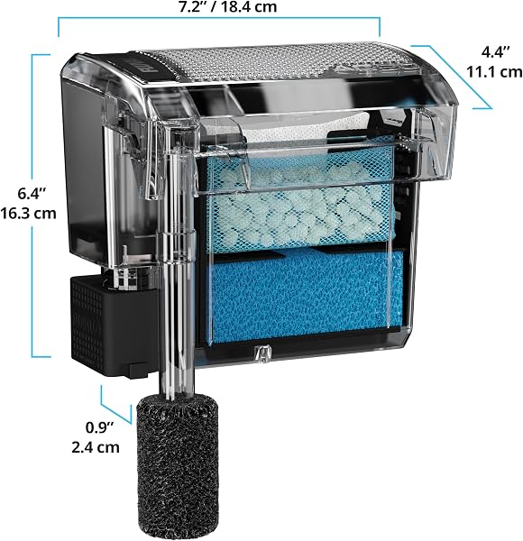 Filtro de Mochila para Acuario Fluval AquaClear AC50, 757 lph - 2
