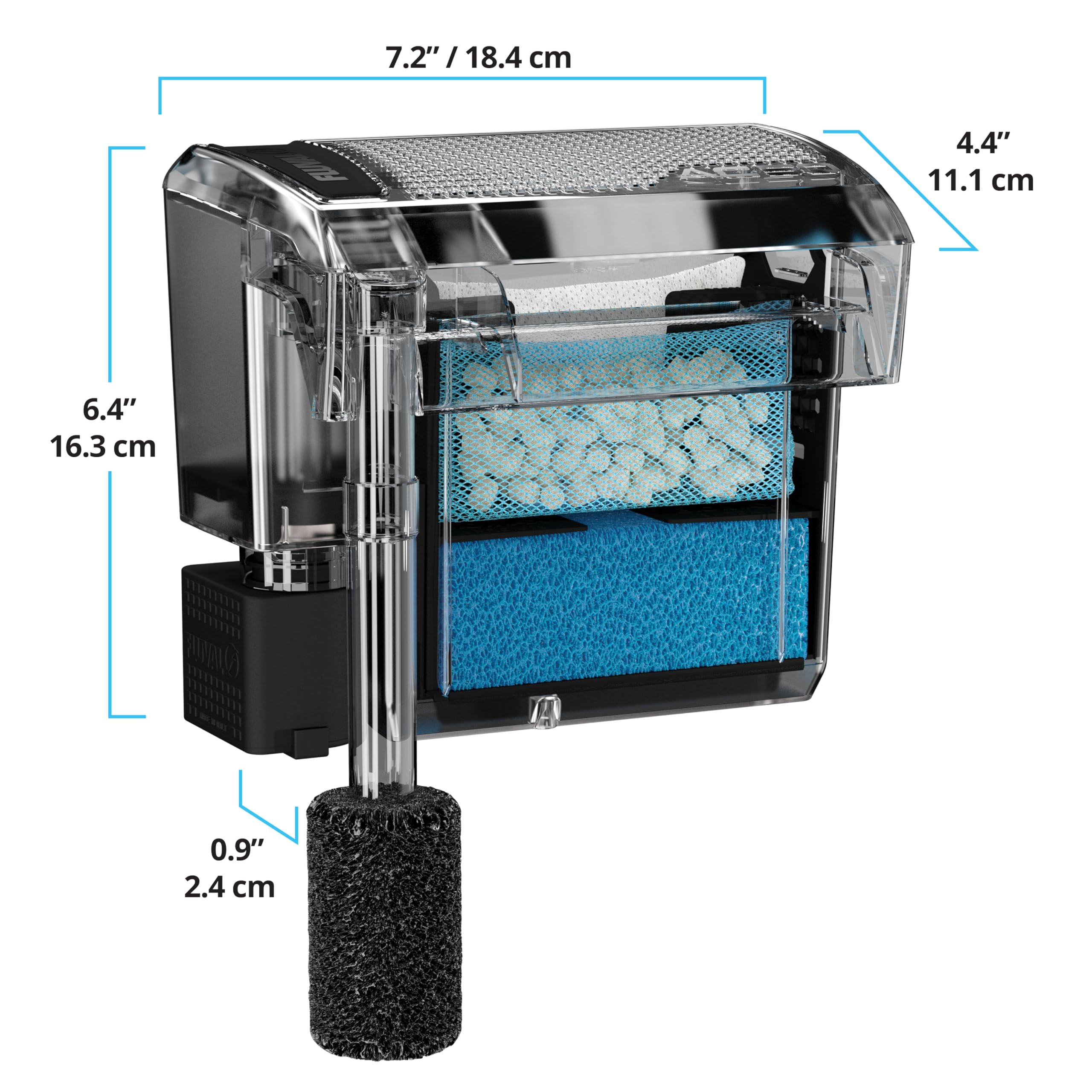 Fluval AquaClear 4-Stage Aquarium Filter for 20-50 Gallons