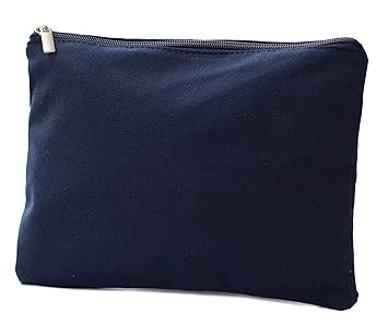 navy pouch bag
