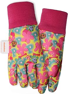 MidWest Gloves & Gear PWG102T Paw Patrol Girls Jersey Garden Toddler Gloves, 2 Count (Pack of 1), Multicolor
