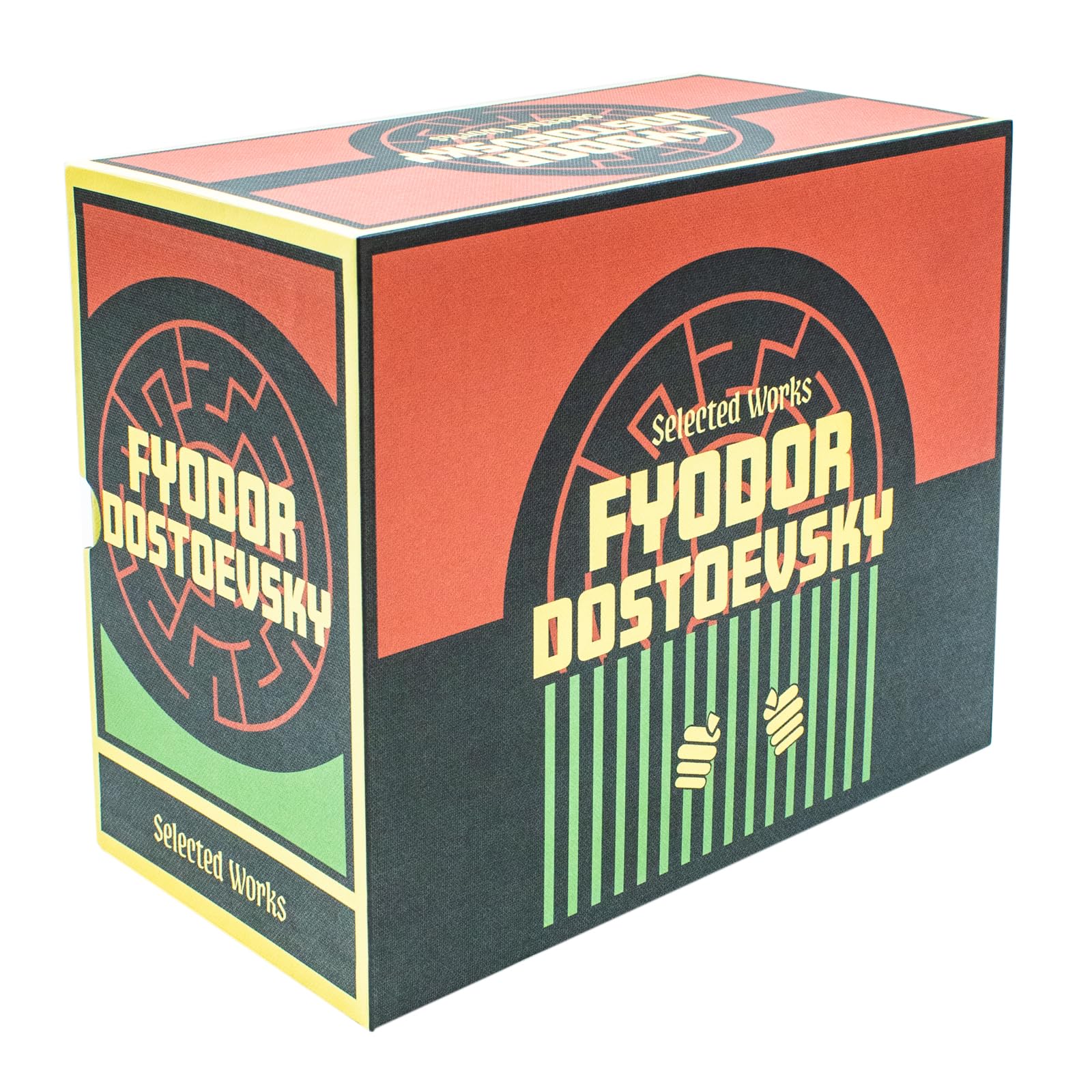 Complete Collection of Fyodor Dostoevsky 6 Hardback Books Box Set: Crime and Punishment, Notes from the Underground, The Idiot, The Brothers Karamazov, The House of the Dead, The Devils
