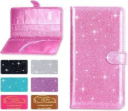 Car Registration and Insurance Card Holder, Document Holder for Cards, Driver Vehicle License Document Glove Box Compartment Organizer, Car Essentials For Women