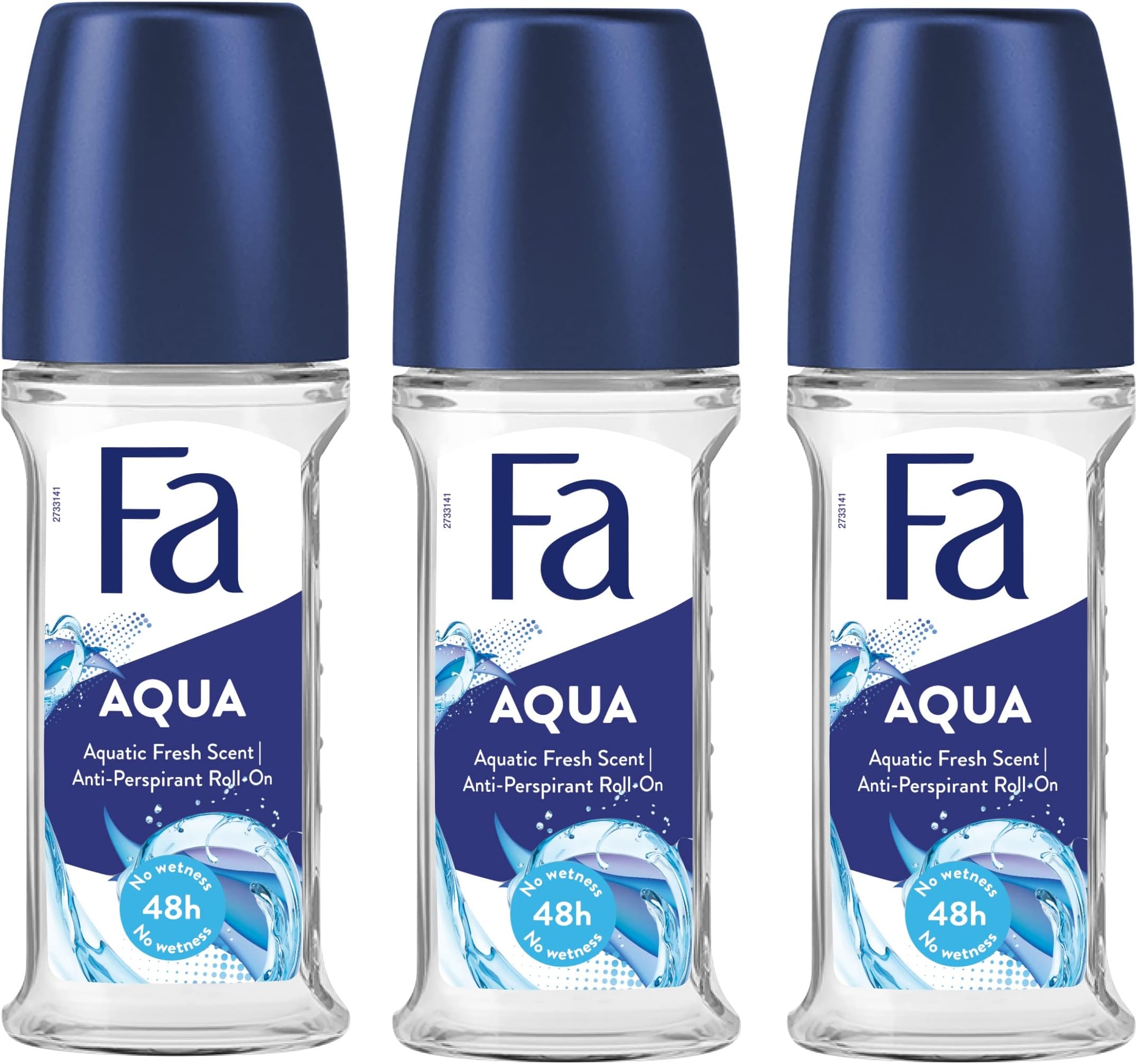 Fa Deodorant 1.7 oz. Roll-On Aqua (3-Pack)