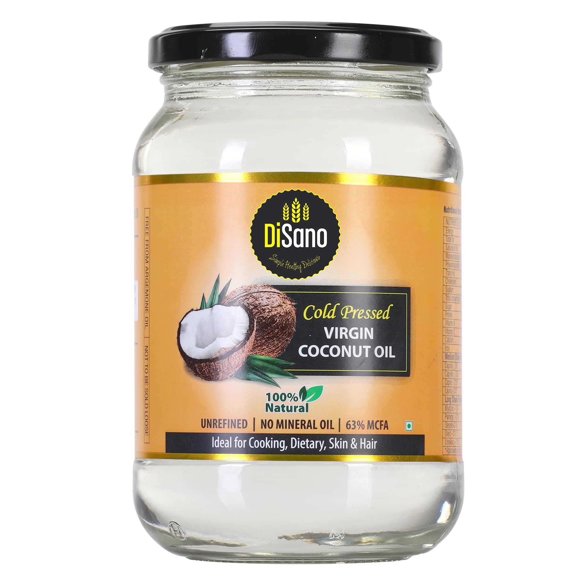 See full amazon price history chart for DiSano Cold Pressed Virgin Coconut Oil Bottle, Glass Bottle, 500ml DiSano Cold Pressed Virgin Coconut Oil Bottle, Glass Bottle, 500ml (B08CHKC8P4) Amazon Price History, Amazon Price Tracker