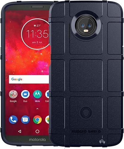 Miniatura 6 de Asuwish Funda compatible con Motorola Moto Z3  Z3 Play y protector de pantalla de vidrio templado, accesorios de celda, funda de teléfono resistente