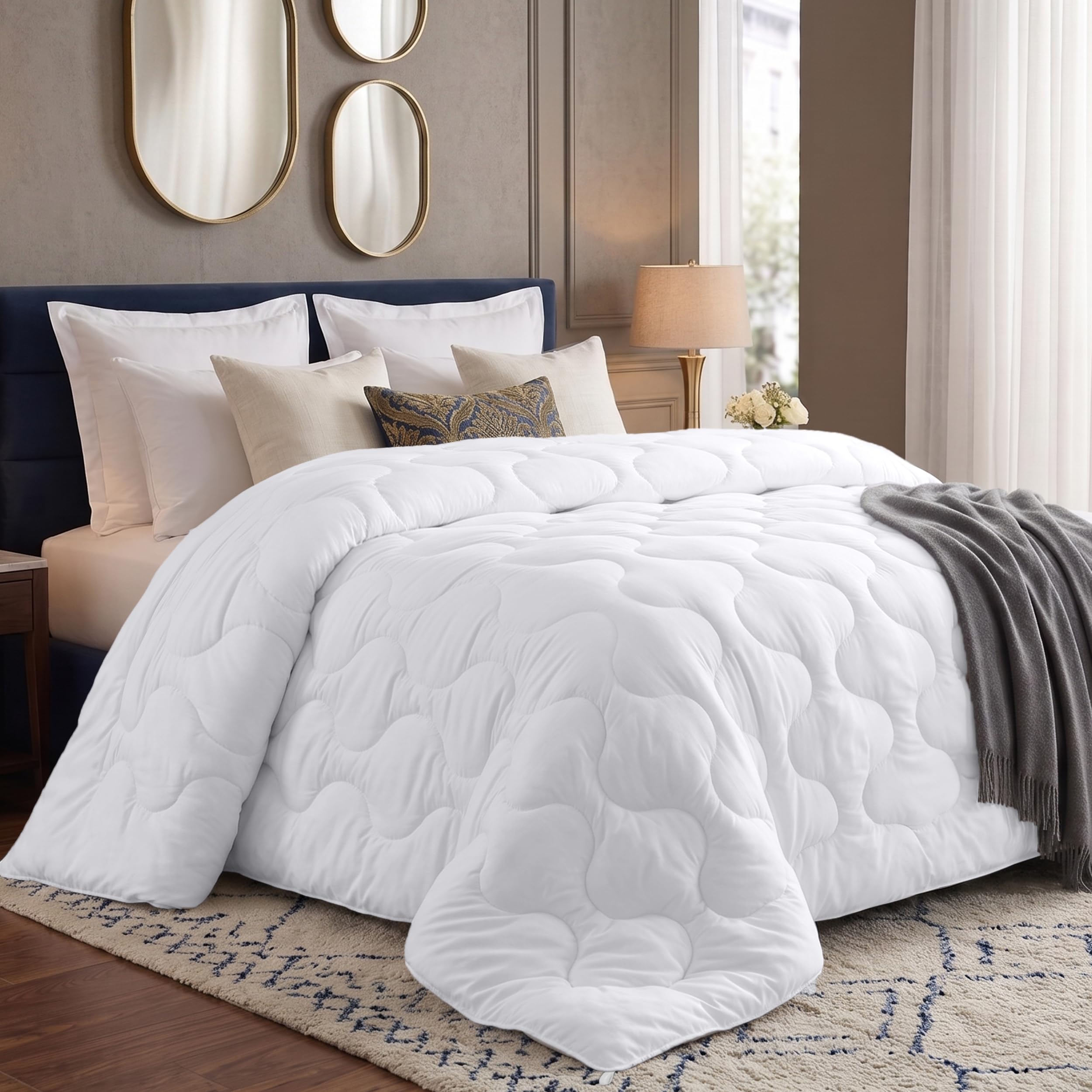 Utopia Bedding 12 Tog Single Duvet, 135 x 200 cm, White