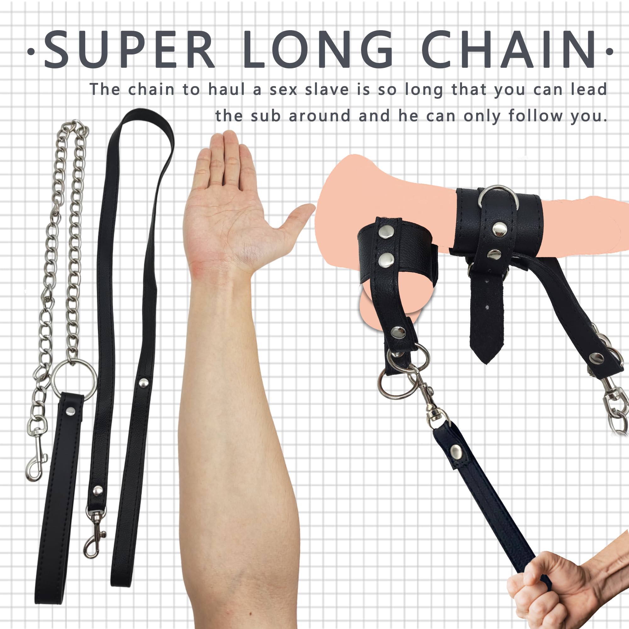Male CBT Scrotum Rings & Penis Stretcher Set – Spiked TPE Delay Enhancer