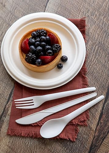 Miniatura 5 de Eco-Products, Platos de caña de azúcar, Blanco, 1000