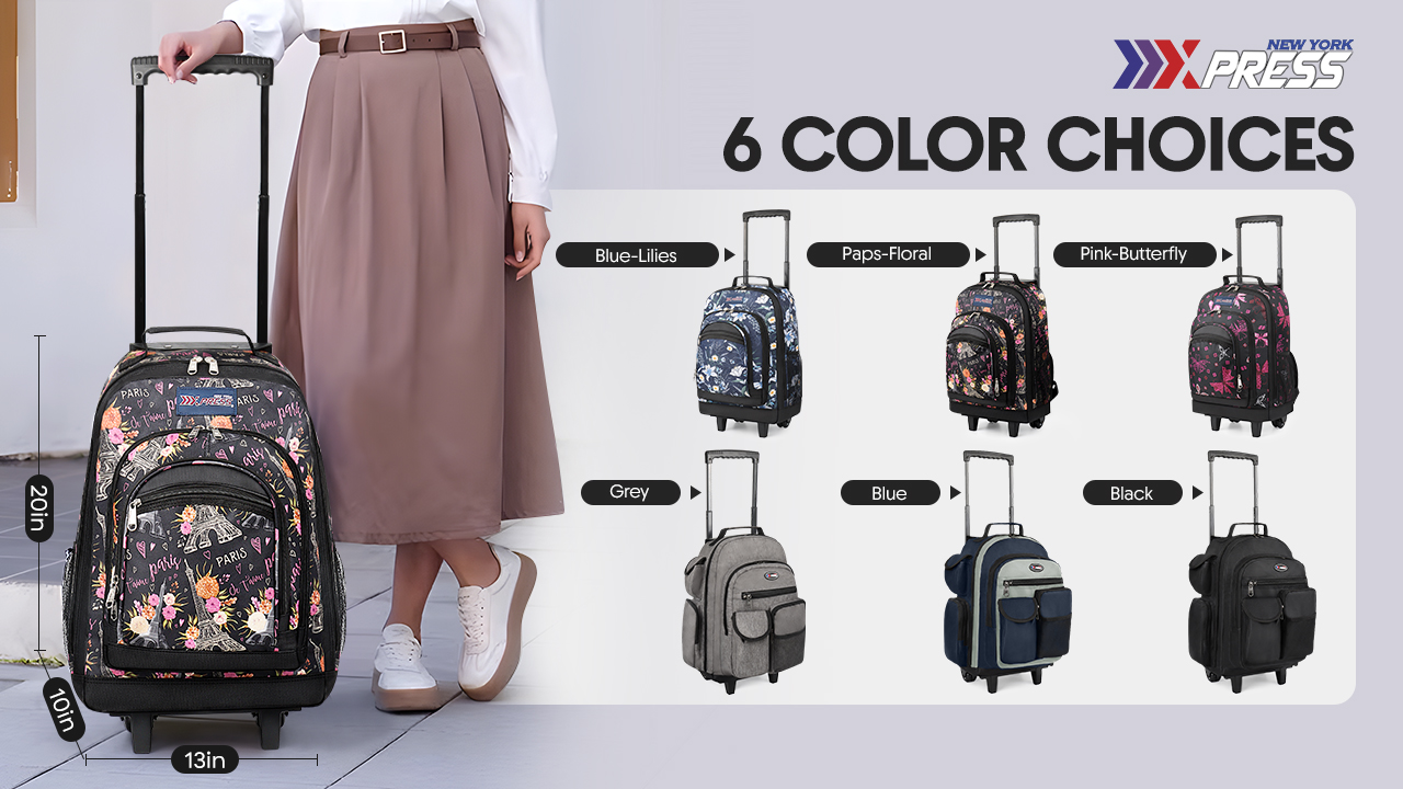 Cynthia Rowley Black/Gray Travel Backpack Purse W/Trolley Sleeve For Suitcase Buy Smiggle Black Assist Suitcase Trolley Backpack With  main image 4