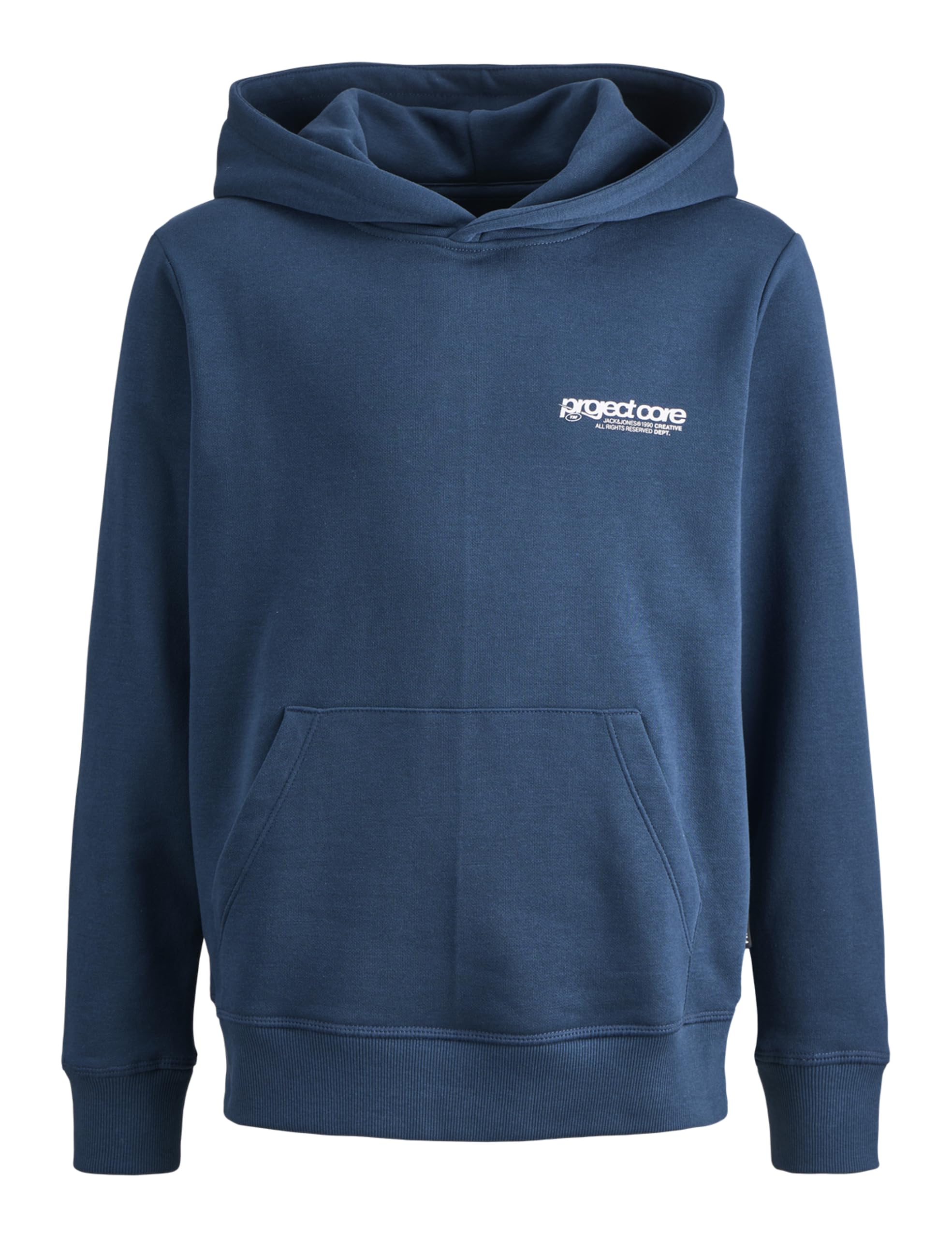 JACK & JONES Junior Jcounion Print Sweat Hood Jnr, titanium, 164