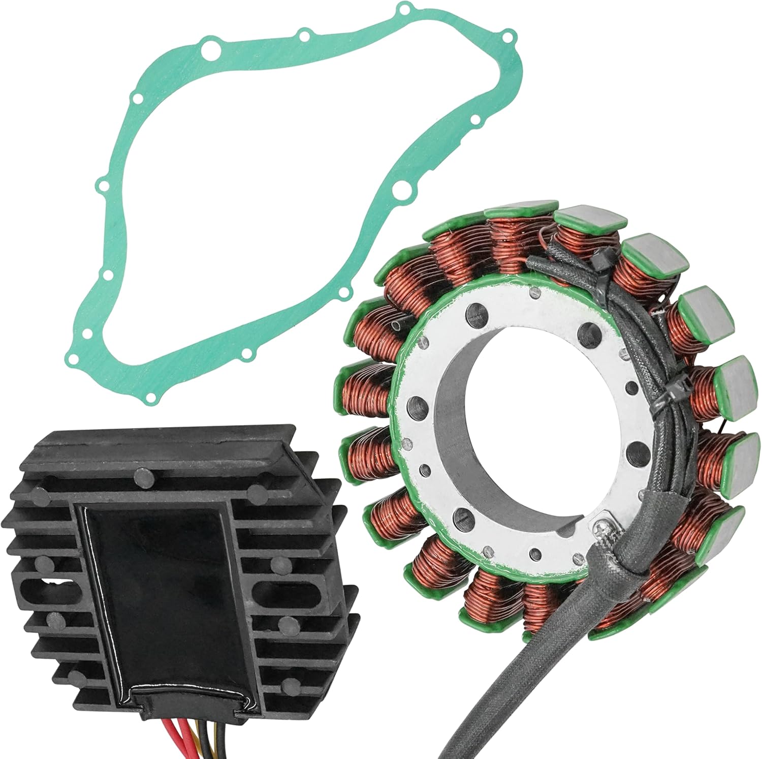 Caltric Stator & Regulator Rectifier & Gasket Compatible with Arctic Cat 500 Auto 4X4 2000 2001 2002