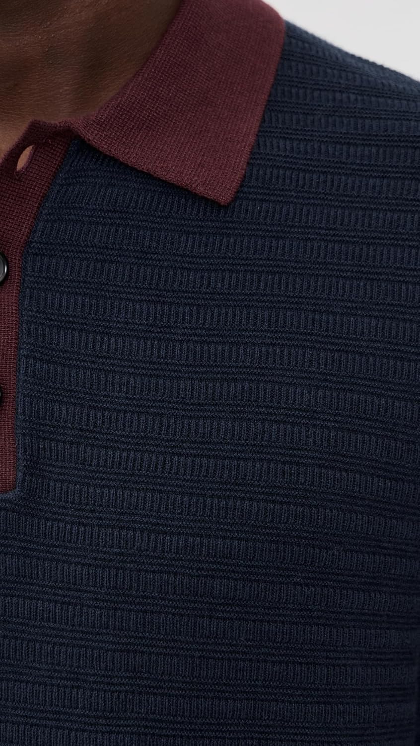 Paul Smith Mens Mens Sweater Ls Polo - Image 6