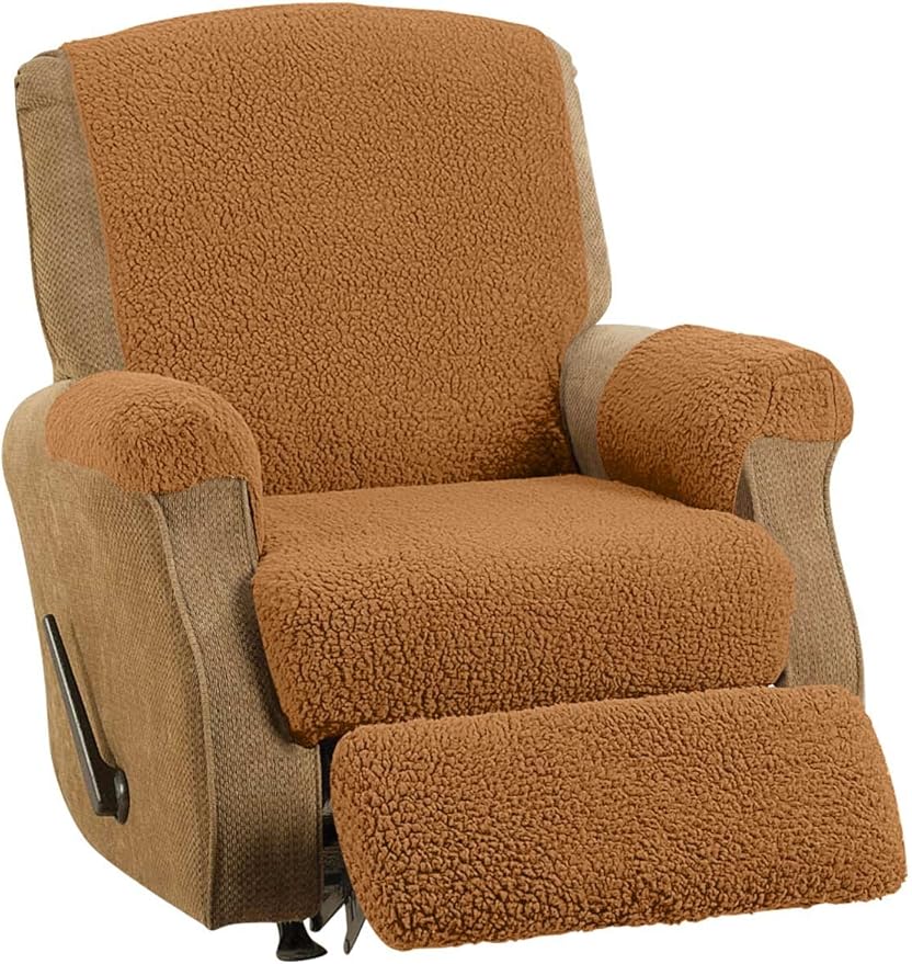 Fleece Recliner Cover, Color Camel Home & Kitchen