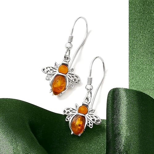 Vista 6 de Ross-Simons Bumblebee Earrings in Sterling Silver