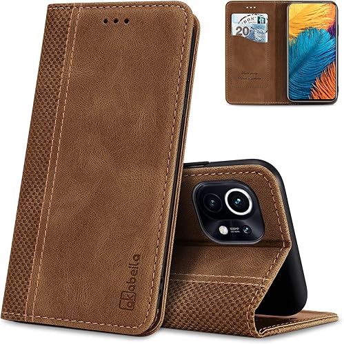 Funda para Xiaomi 12S Ultra, funda de piel sintética con tapa para Xiaomi 12S Ultra Folio Wallet Cover con tarjetero cierre magnético Kickstand a