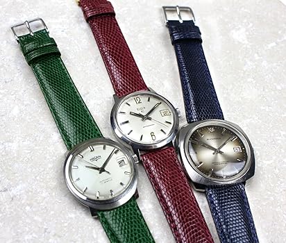 liz-313 リザード 腕時計 ベルト ターコイズブルー ラグ幅19 mm CATEGORY リザード19mm | Yoshiki - WatchBox