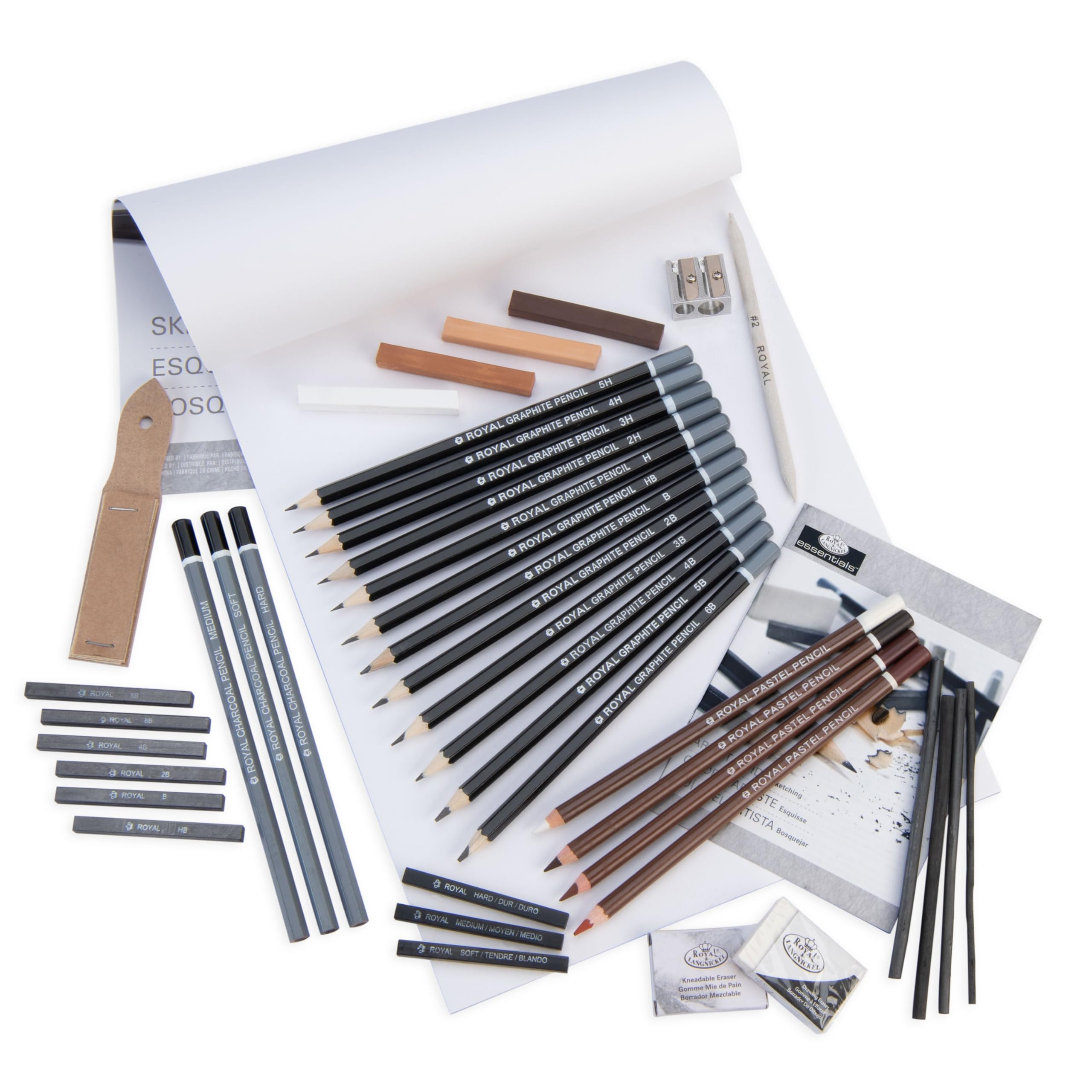 Royal & Langnickel REA-4905 – Set Chevalet De Dessin Complet Avec Sac De Transport, Idéal Pour Artistes Et Étudiants