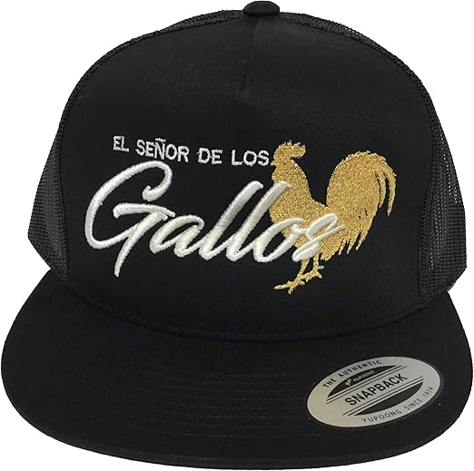 El Senor De Los Gallos Hat Black Mesh Snapback At Amazon Men S Clothing Store