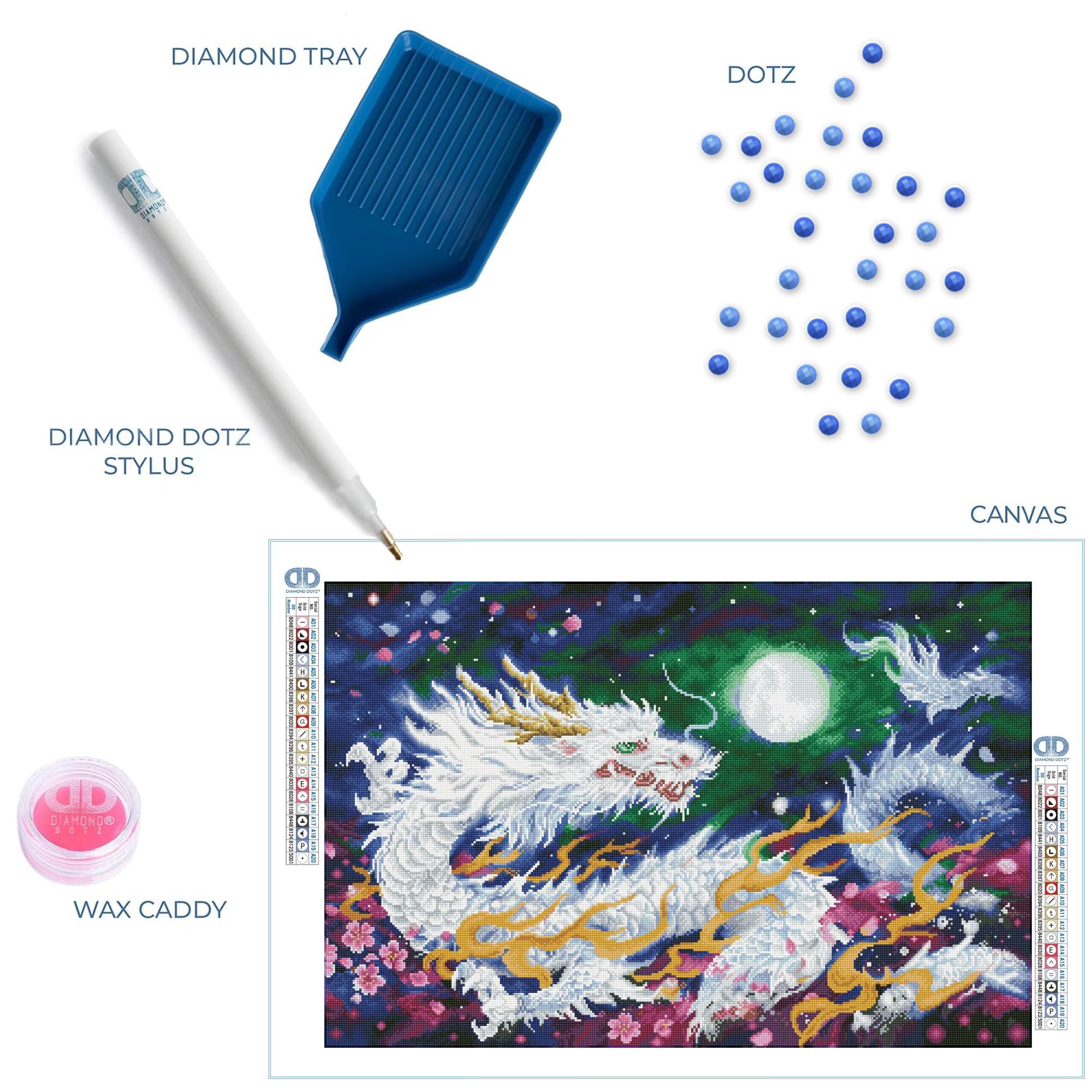 Amazon | DIAMOND DOTZ Dragon Flame 神話ダイヤモンドペインティング