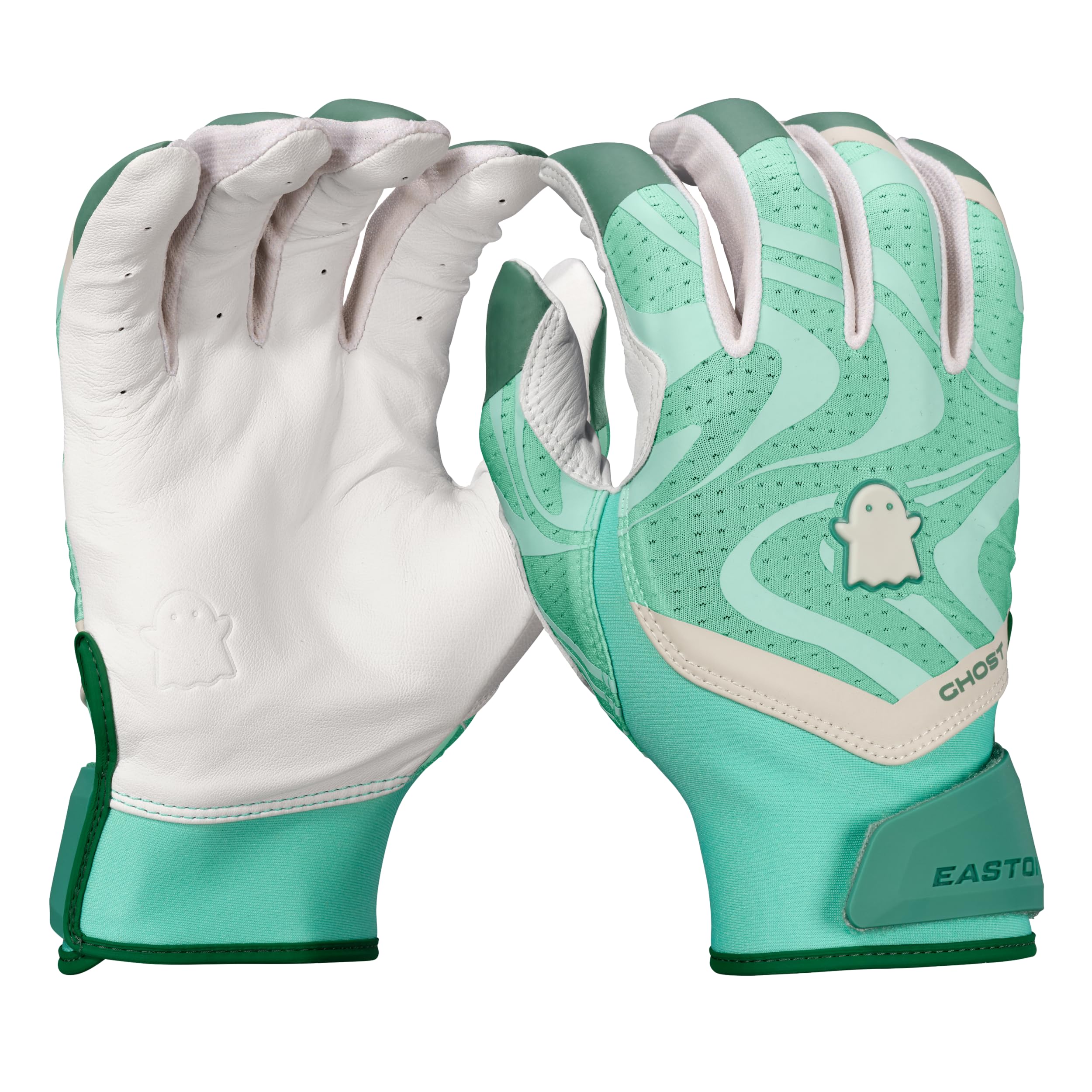 Easton | Ghost Ethos Women’s Fastpitch Softball Batting Gloves | Green | Large