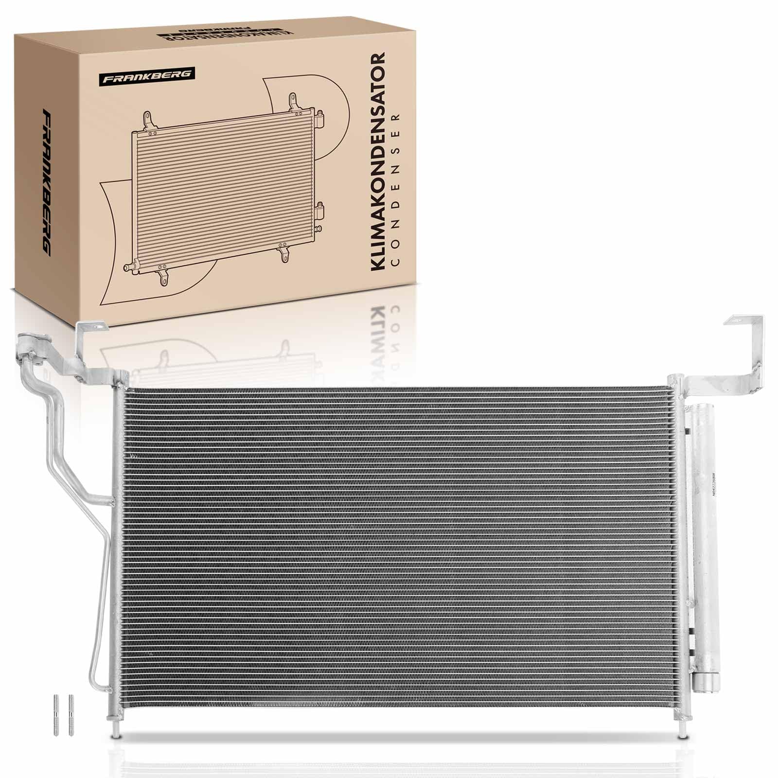Frankberg Klimatyzator kondensatorowy kompatybilny z H-1 Cargo TQ 2.5 CRDi Diesel 2008-2022 H-1 Travel TQ 2.5 CRDi Diesel 2008-2022 zamiennik 976064H000