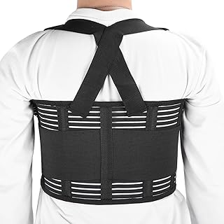 Rib Fracture Support Brace, Breathable Rib Fracture Fixed Belt, Adjustable Chest Lumbar Protector Strap Belt, Sternum, Rib & Chest Support Brace