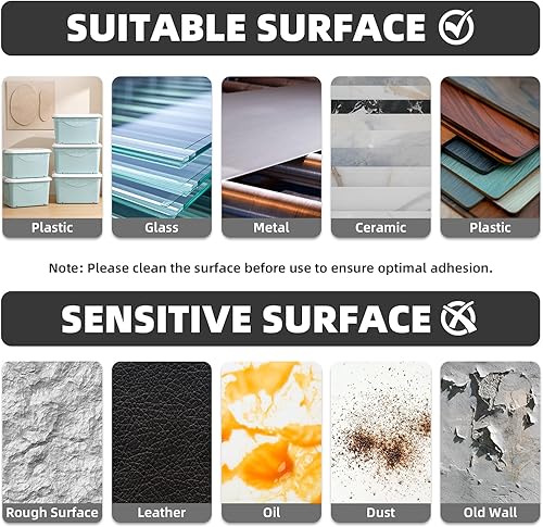 Miniatura 8 de Doble cerradura SJ3550 1 x 39 pies cierre reutilizable resistente gancho adhesivo de bloqueo adhesivo adhesivo adhesivo de alta resistencia cinta de